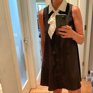 Black & White A line Shift Dress